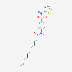 N-{4-[(1,3-thiazol-2-ylamino)sulfonyl]phenyl}-10-undecenamide