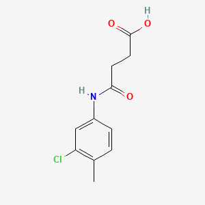 molecular formula C11H12ClNO3 B3113657 4-(3-氯-4-甲基苯胺基)-4-氧代丁酸 CAS No. 196934-78-8