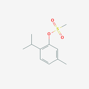 molecular formula C11H16O3S B311367 2-Isopropyl-5-methylphenyl methanesulfonate 