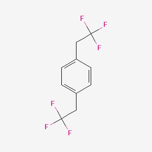 molecular formula C10H8F6 B3113688 1,4-Bis(2,2,2-trifluoroethyl)benzene CAS No. 197312-66-6