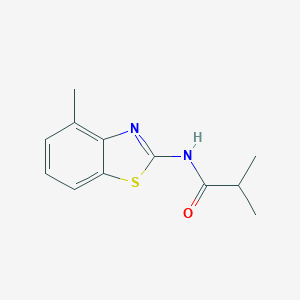 2-methyl-N-(4-methyl-1,3-benzothiazol-2-yl)propanamide