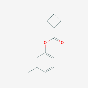 Cyclobutanecarboxylic acid, 3-methylphenyl ester