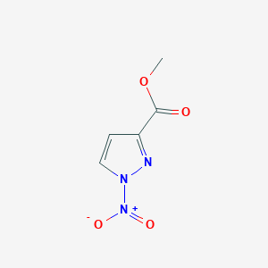 molecular formula C5H5N3O4 B3113783 Methyl 1-nitro-1H-pyrazole-3-carboxylate CAS No. 198348-95-7
