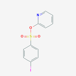 molecular formula C11H8INO3S B311379 2-Pyridinyl 4-iodobenzenesulfonate 