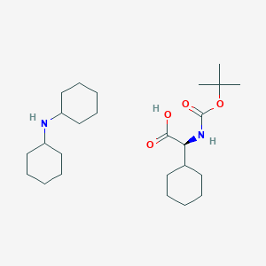 molecular formula C25H46N2O4 B3113834 Boc-L-chg-OH dcha CAS No. 198470-02-9