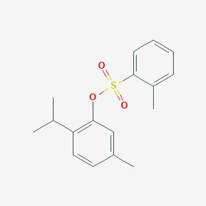molecular formula C17H20O3S B311385 2-Isopropyl-5-methylphenyl 2-methylbenzenesulfonate 