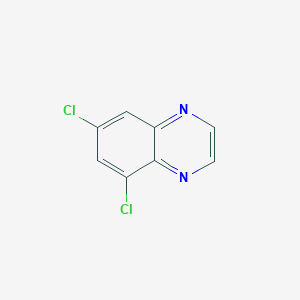 molecular formula C8H4Cl2N2 B3113853 5,7-二氯喹喔啉 CAS No. 19853-62-4