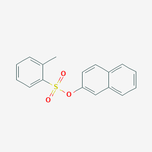 molecular formula C17H14O3S B311386 2-Naphthyl 2-methylbenzenesulfonate 