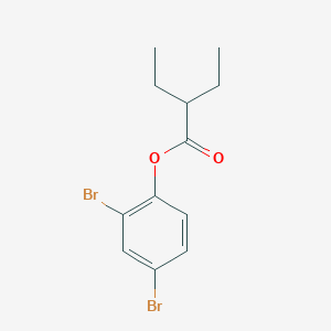 2,4-Dibromophenyl 2-ethylbutanoate