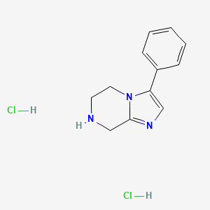 3-Phenyl-5,6,7,8-tetrahydro-imidazo[1,2-a]pyrazine 2HCl