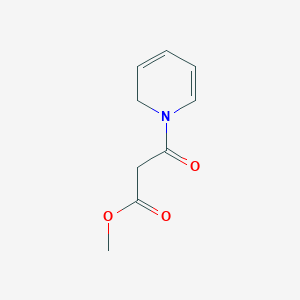 molecular formula C9H11NO3 B3113882 Methyl 3-oxo-3-(pyridin-1(2H)-yl)propanoate CAS No. 1986455-23-5
