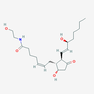 molecular formula C22H37NO5 B031139 前列腺素 D2 乙醇胺 CAS No. 398138-28-8
