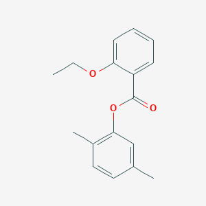 molecular formula C17H18O3 B311391 2,5-Dimethylphenyl 2-ethoxybenzoate 