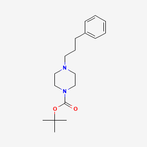 B3113953 Tert-butyl 4-(3-phenylpropyl)piperazine-1-carboxylate CAS No. 198895-69-1