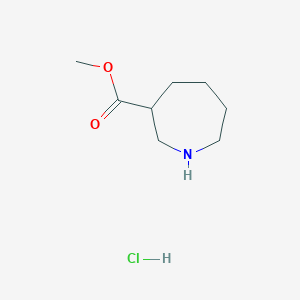 molecular formula C8H16ClNO2 B3113973 Methyl azepane-3-carboxylate hydrochloride CAS No. 198959-48-7