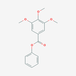 molecular formula C16H16O5 B311399 Phenyl 3,4,5-trimethoxybenzoate 