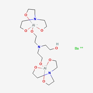 molecular formula C18H37Al2BaN3O9 B3114001 Triethanolamine aluminate barium salt CAS No. 198991-85-4