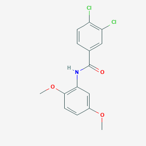 molecular formula C15H13Cl2NO3 B311405 3,4-dichloro-N-(2,5-dimethoxyphenyl)benzamide 
