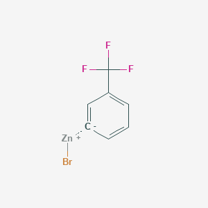 (3-(Trifluoromethyl)phenyl)zinc bromide, 0.50 M in THF