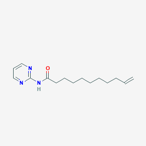 molecular formula C15H23N3O B311414 N-(2-pyrimidinyl)-10-undecenamide 