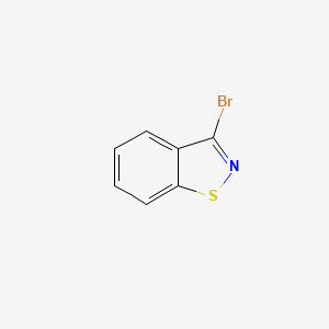 molecular formula C7H4BrNS B3114148 3-溴苯并[d]异噻唑 CAS No. 19983-38-1