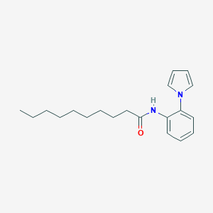 molecular formula C20H28N2O B311417 N-[2-(1H-pyrrol-1-yl)phenyl]decanamide 