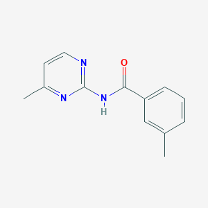 molecular formula C13H13N3O B311422 3-methyl-N-(4-methylpyrimidin-2-yl)benzamide 