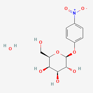 (2R,3R,4S,5R,6S)-2-(Hydroxymethyl)-6-(4-nitrophenoxy)tetrahydro-2H-pyran-3,4,5-triol hydrate