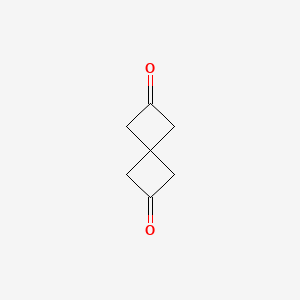 molecular formula C7H8O2 B3114226 螺[3.3]庚烷-2,6-二酮 CAS No. 20061-23-8