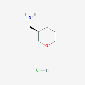 molecular formula C6H14ClNO B3114252 [(3R)-氧杂-3-基]甲胺盐酸盐 CAS No. 2007916-32-5