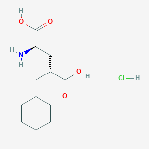 molecular formula C12H22ClNO4 B3114258 (4r)-4-Cyclohexylmethyl-d-glutamic acid hcl CAS No. 2007916-62-1