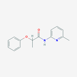 molecular formula C15H16N2O2 B311428 N-(6-methylpyridin-2-yl)-2-phenoxypropanamide 