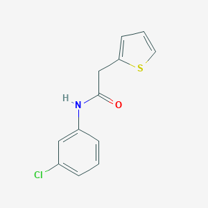 N-(3-chlorophenyl)-2-(thiophen-2-yl)acetamide