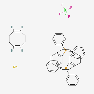 (R)-(-)-4,12-Bis(diphenylphosphino)[2.2]paracyclophane(1,5-cyclooctadiene)rhodium(I) tetrafluoroborate