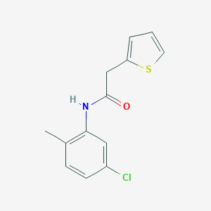 molecular formula C13H12ClNOS B311432 N-(5-chloro-2-methylphenyl)-2-(2-thienyl)acetamide 