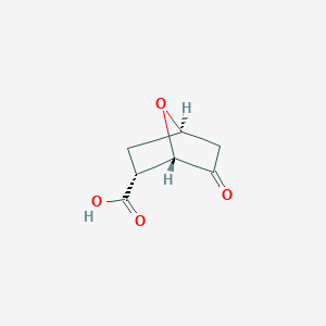 molecular formula C7H8O4 B3114328 外消旋-(1S,2R,4R)-6-氧代-7-氧杂双环[2.2.1]庚烷-2-羧酸 CAS No. 2008714-56-3