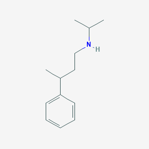 molecular formula C13H21N B3114340 (3-Phenylbutyl)(propan-2-yl)amine CAS No. 200885-80-9