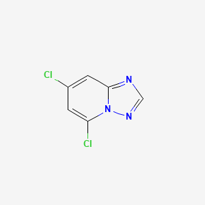 molecular formula C6H3Cl2N3 B3114351 5,7-Dichloro-[1,2,4]triazolo[1,5-a]pyridine CAS No. 2009345-75-7