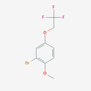 Benzene, 2-bromo-1-methoxy-4-(2,2,2-trifluoroethoxy)-