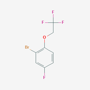 2-Bromo-4-fluoro-1-(2,2,2-trifluoroethoxy)benzene