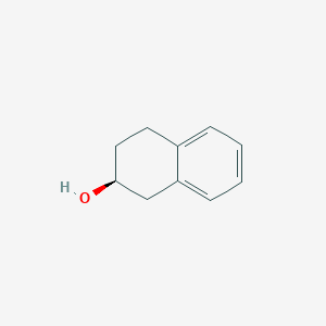 molecular formula C10H12O B3114405 2-萘酚，1,2,3,4-四氢-，(2S)- CAS No. 20107-40-8