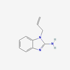 molecular formula C10H11N3 B3114428 1-allyl-1H-benzimidazol-2-amine CAS No. 201299-82-3