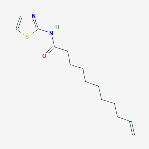 molecular formula C14H22N2OS B311444 N-(1,3-thiazol-2-yl)undec-10-enamide 