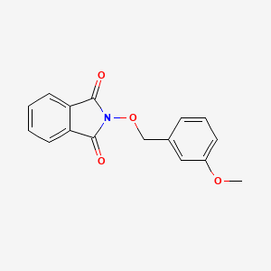 molecular formula C16H13NO4 B3114440 2-((3-甲氧基苯甲基)氧基)二苯并咪唑啉-1,3-二酮 CAS No. 2014-60-0