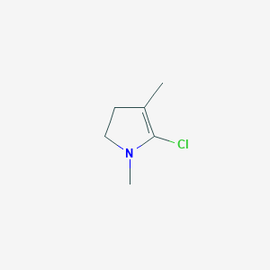 molecular formula C6H10ClN B3114460 5-chloro-1,4-dimethyl-2,3-dihydro-1H-pyrrole CAS No. 201679-82-5