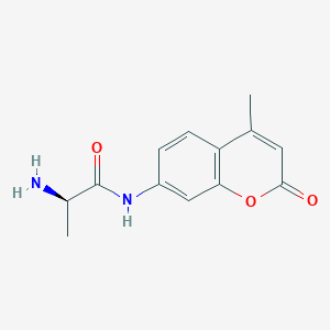molecular formula C13H14N2O3 B3114468 (2R)-2-amino-N-(4-methyl-2-oxochromen-7-yl)propanamide CAS No. 201847-51-0