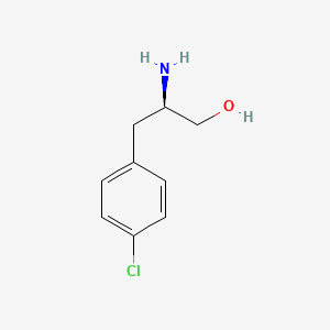 molecular formula C9H12ClNO B3114483 (2R)-2-氨基-3-(4-氯苯基)丙醇 CAS No. 201863-99-2