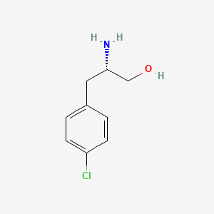 molecular formula C9H12ClNO B3114488 (S)-2-氨基-3-(4-氯苯基)丙醇 CAS No. 201864-00-8