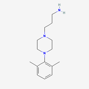 molecular formula C15H25N3 B3114501 {3-[4-(2,6-Dimethylphenyl)piperazin-1-yl]propyl}amine CAS No. 201929-90-0