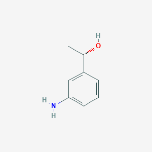 molecular formula C8H11NO B3114512 (1S)-1-(3-aminophenyl)ethanol CAS No. 201939-72-2